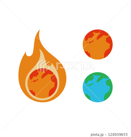炎に包まれた地球 128939655