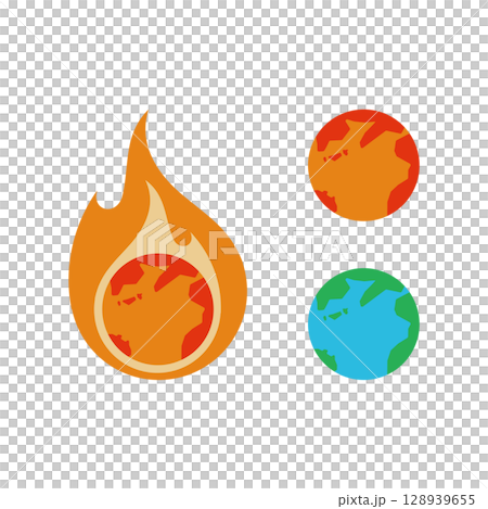 炎に包まれた地球 128939655