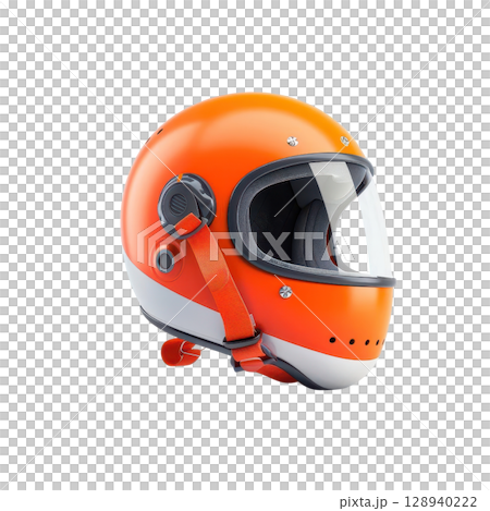 3d rendering of a helmet with a black safety helmet 3d rendering of a helmet with a black safety helmet 128940222