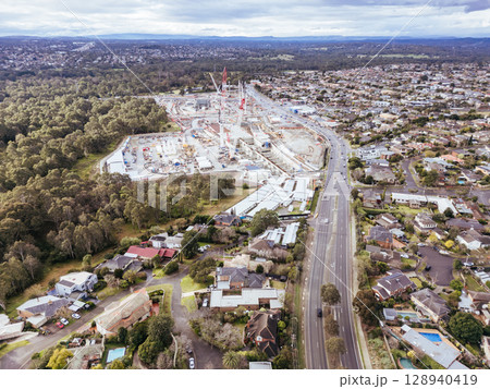 North East Link Under Construction in Melbourne Australia 128940419