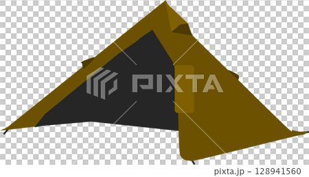 テントのグラフィック素材イラスト	 128941560