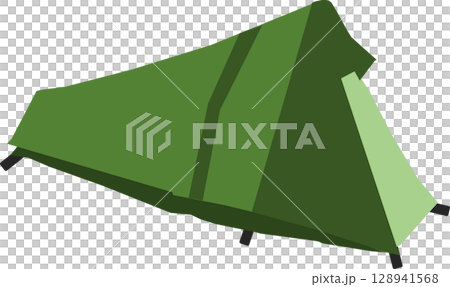 テントのグラフィック素材イラスト	 128941568