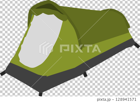 テントのグラフィック素材イラスト	 128941571