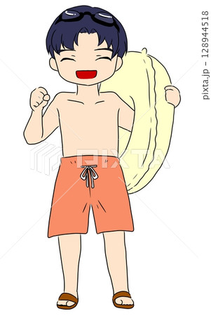水着の男の子 128944518