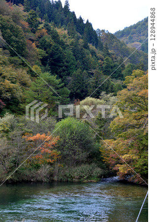 長野県下伊那郡阿智村_駒場ダム付近の阿知川5_2023年10月 長野県下伊那郡阿智村_駒場ダム付近の阿知川5_2023年10月 128944868