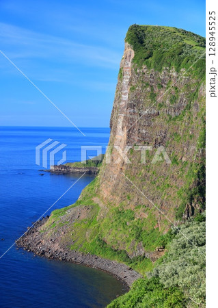 【島根県】快晴の国賀海岸の摩天崖（隠岐の島　西ノ島） 128945525