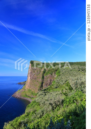 【島根県】快晴の国賀海岸の摩天崖（隠岐の島　西ノ島） 128945538