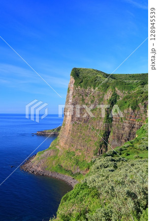 【島根県】快晴の国賀海岸の摩天崖（隠岐の島　西ノ島） 128945539
