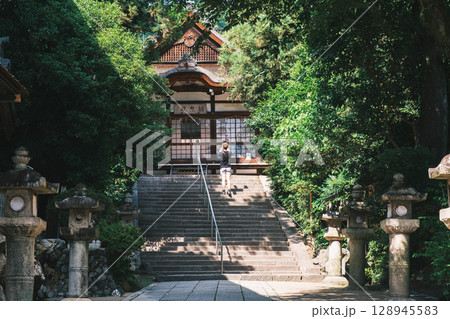 [宇治上神社／宇治神社]静かな参道 128945583