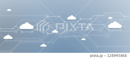 Moder cloud concept technology background and network security idea Moder cloud concept technology background and network security idea 128945868