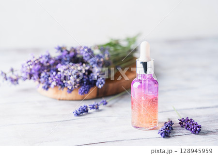 Lavender beauty products Lavender beauty products 128945959