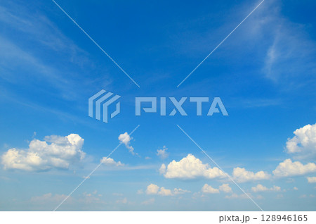 The sky and bright clouds. 128946165