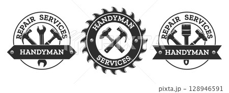 Home mending emblem 128946591