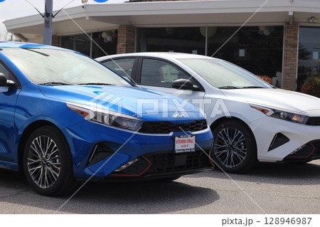 アメリカ市場で販売される韓国車KIA・Hyundaiの外観写真 128946987