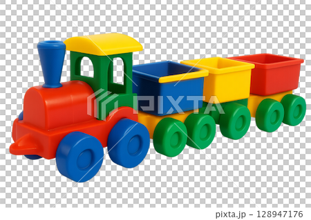 Colorful Plastic Train Set for Imaginative Play and Learning for Children Colorful Plastic Train Set for Imaginative Play and Learning for Children 128947176