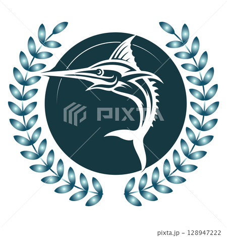 Blue Marlin Logo Design Inspiration 128947222