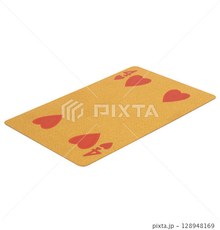 card gambling four hearts gold 128948169