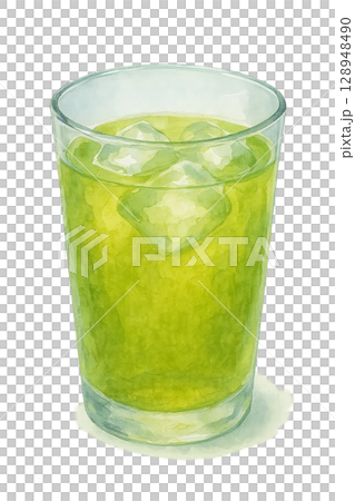 冷抹茶杯（PNG 剪紙） 128948490
