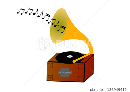 蓄音機の日 7月31日 記念日 蓄音機の日 7月31日 記念日 128949415