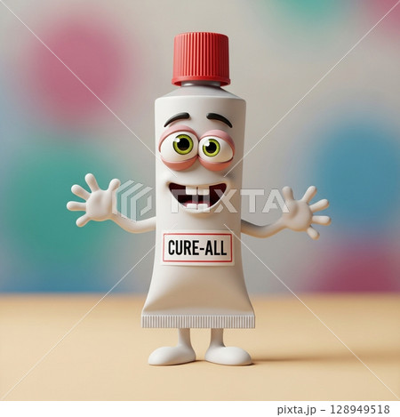 薬をモチーフにしたキャラクター「ドラッくん」 128949518