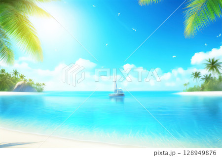 南国のリゾート地 128949876
