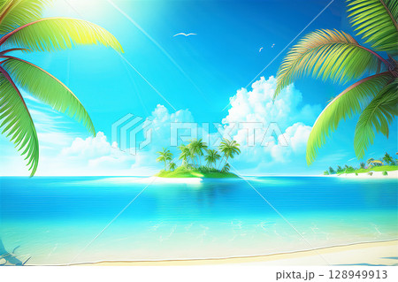 南国のリゾート地 128949913