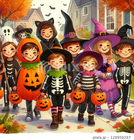 ハロウィンパーティー 128950287