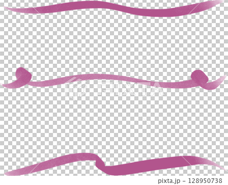 Bordeaux watercolor ribbon underline illustration Bordeaux watercolor ribbon underline illustration 128950738