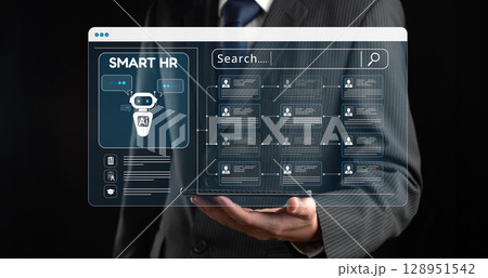 Advanced Smart HR Technology for Human Resource Management with Digital Interface, AI Features, and User-Friendly Dashboard for Efficient Operations XDMCP 128951542