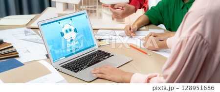 Chatbot software application for brisk online business 128951686