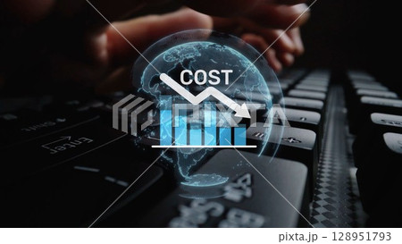 Digital Cost Reduction Strategy for Business Optimization Muxer 128951793