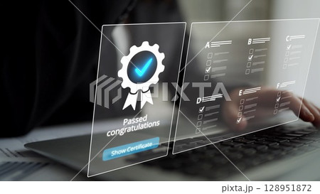Product Certification Marking Business Quality Excellence Muxer Product Certification Marking Business Quality Excellence Muxer 128951872