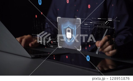 Cybersecurity Strategy to Protect Digital Business Assets Muxer 128951876