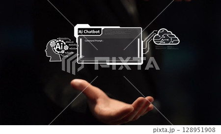 AI Artificial Intelligence Virtual Assistant for Smart Business Muxer AI Artificial Intelligence Virtual Assistant for Smart Business Muxer 128951908