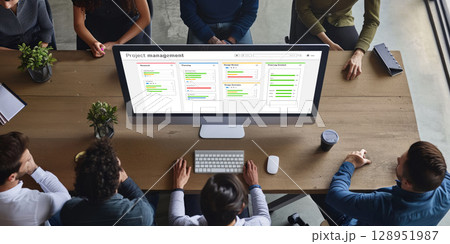 Project planning software for brisk business project management 128951987