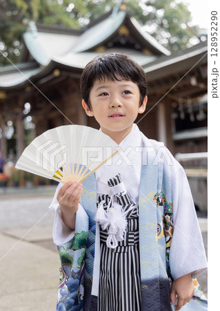 七五三 扇子 男の子 七五三 扇子 男の子 128952290