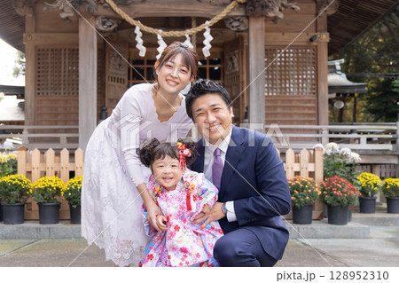 家族 七五三 家族 七五三 128952310