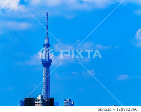 スカイツリーのある風景 128952860