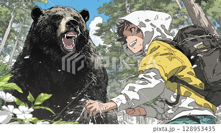熊に遭遇してしまった人