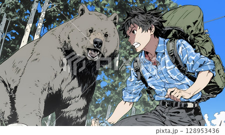 熊に遭遇してしまった人