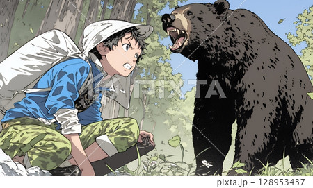 熊に遭遇してしまった人