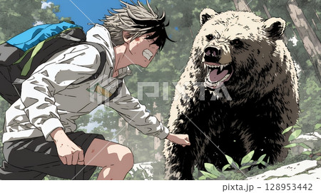 熊に遭遇してしまった人