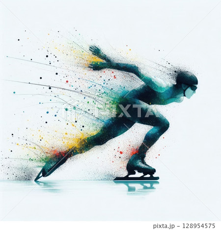 Dynamic Speed Skating in Artistic Motion with Generative AI. 128954575