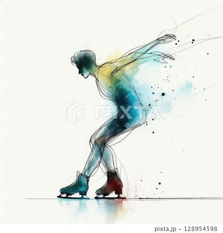 Dynamic Figure Skating in Artistic Motion with Generative AI. 128954598