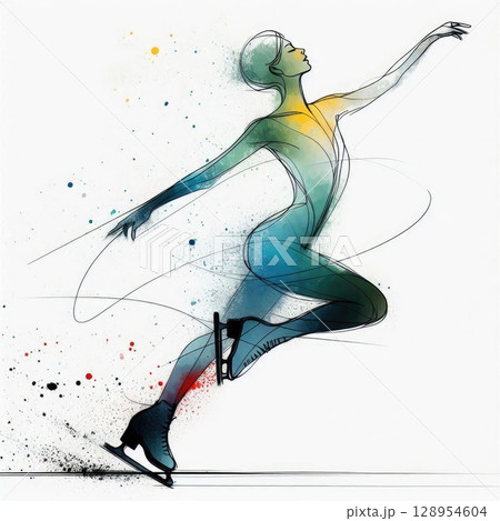 Dynamic Figure Skating in Artistic Motion with Generative AI. 128954604