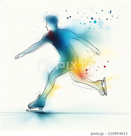Dynamic Figure Skating in Artistic Motion with Generative AI. 128954611