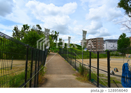 恵解山古墳公園 明智光秀本陣跡 長岡京市 恵解山古墳公園 明智光秀本陣跡 長岡京市 128956040