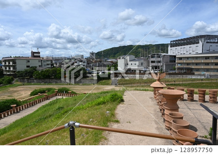 恵解山古墳　埴輪　天王山　長岡京市 128957750