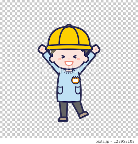 こども/正面/男の子 03 こども/正面/男の子 03 128958108