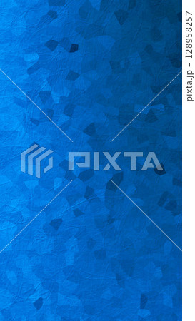 紺青色ブルー和モダン柄の背景壁紙 日本的ザラザラ和紙風テクスチャー素材 紺青色ブルー和モダン柄の背景壁紙 日本的ザラザラ和紙風テクスチャー素材 128958257